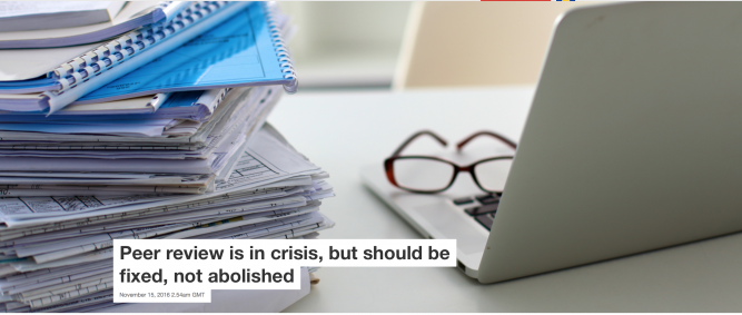 Peer Review is in Crisis, But Should be Fixed, Not Abolished